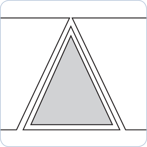 Dreieckstrennkeil 210 cm
