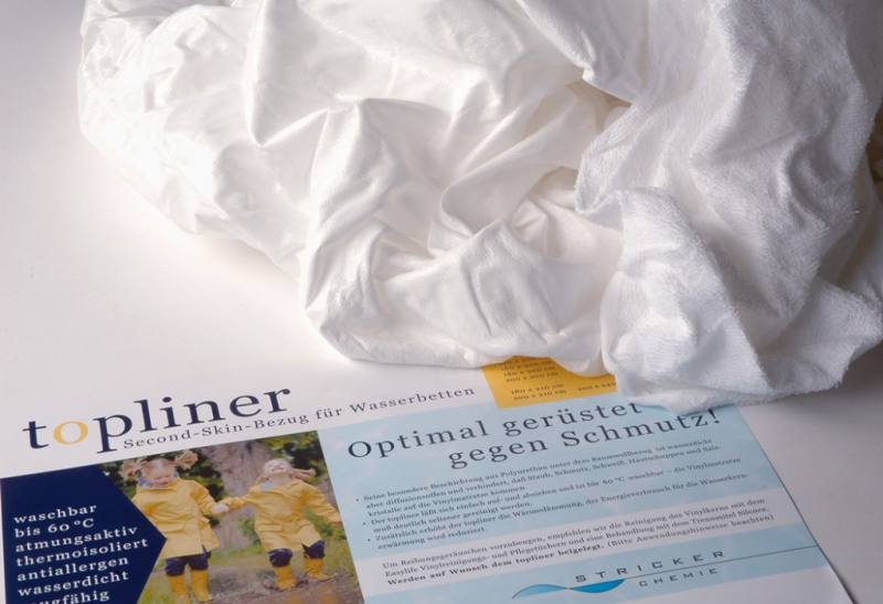 CapLiner Topliner Schonbezug Staubschutz für Wasserbetten 